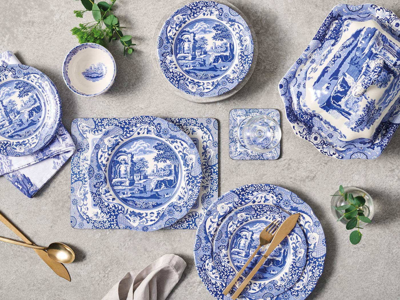 Spode Blue Italian 'SMALL SIZE' Placemats 12 x 9" (Box of 6) - Image 3