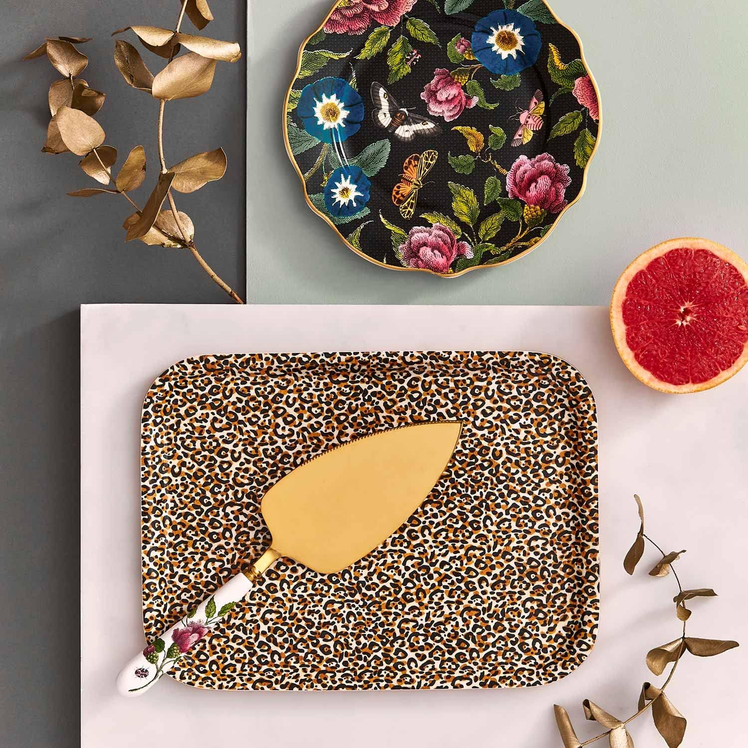 Spode Creatures of Curiosity Cake Knife, Floral Porcelain Handle - 10" Stainless Steel Cake Server Featuring Victorian Style Details for Elegant Dessert Presentations - Great for Weddings & Birthdays - Image 6