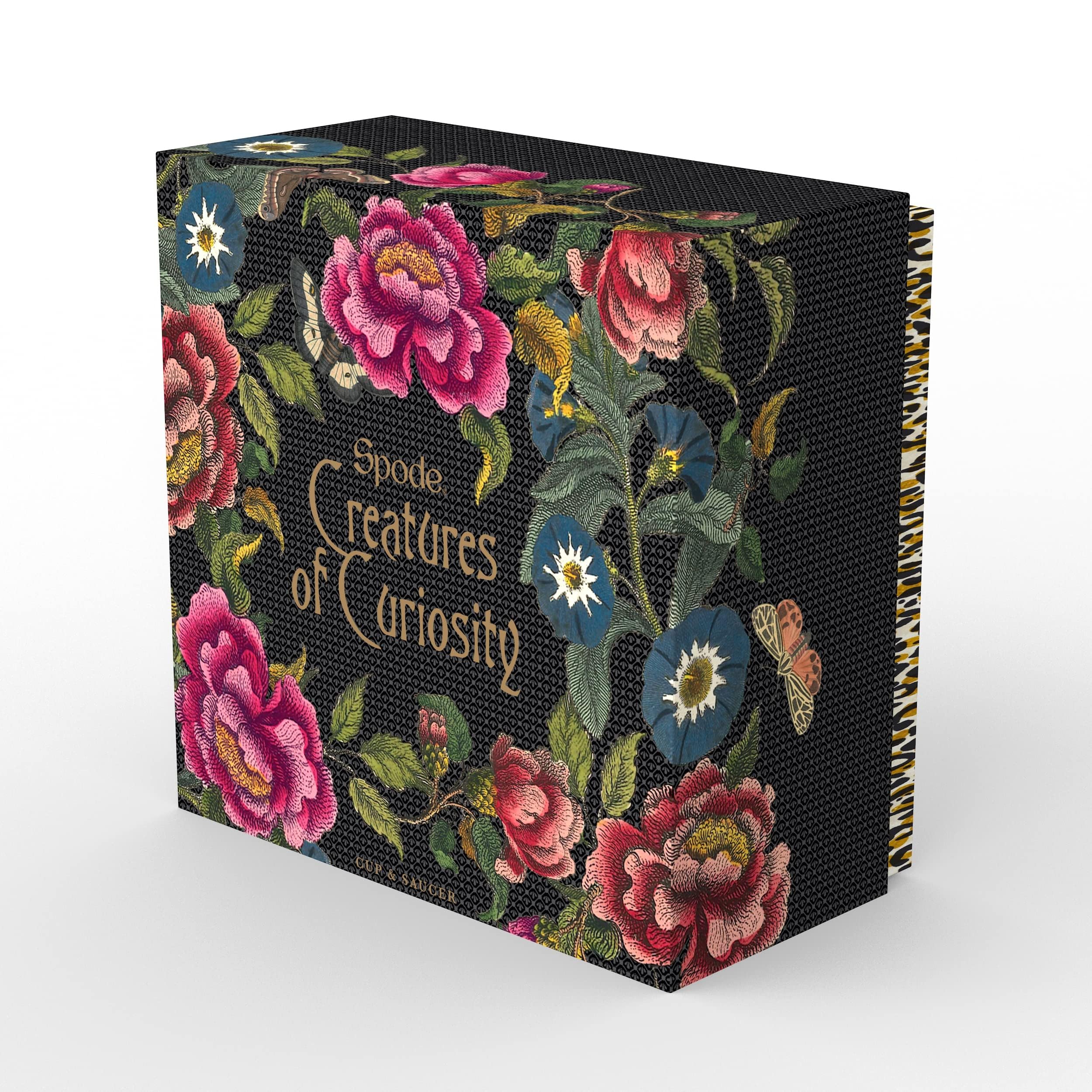 Spode Creatures of Curiosity Fine China Teacup & Saucer Set with Leopard Print - 8.5oz Decorative Porcelain Tableware with 22ct Gold Trim for Afternoon Tea or Vintage Display - Image 5