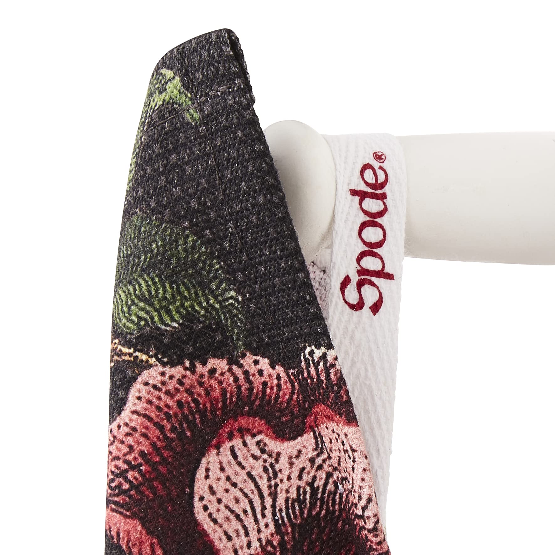 Spode Creatures of Curiosity Floral Tea Towel | Cotton Dish Towel | Highly Absorbent | Quick Drying | Multi-Purpose Absorbent Kitchen Towel | Dark and Edgy Floral Motif (1 Pack) - Image 4