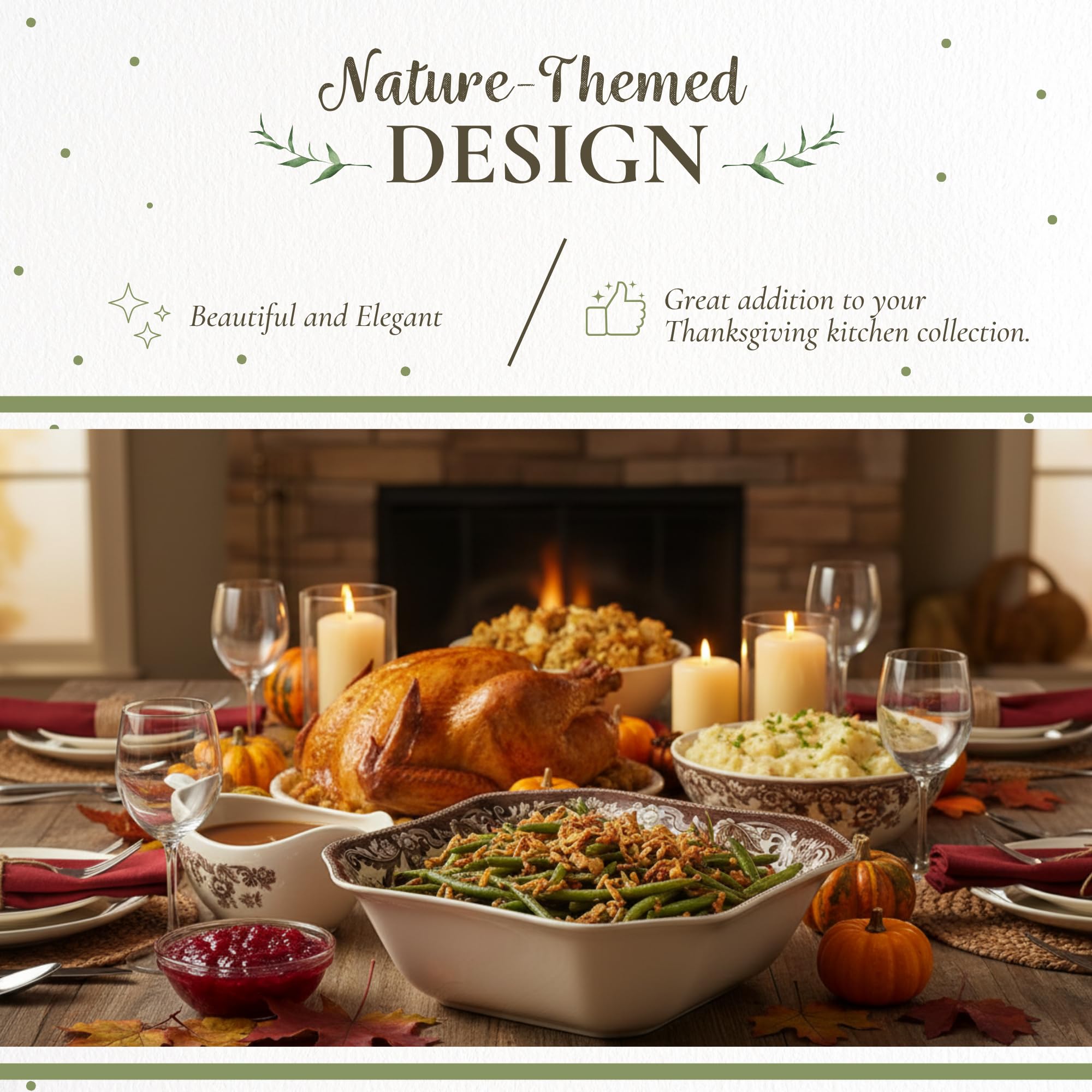 Spode Delamere Square Serving Bowl - Image 4