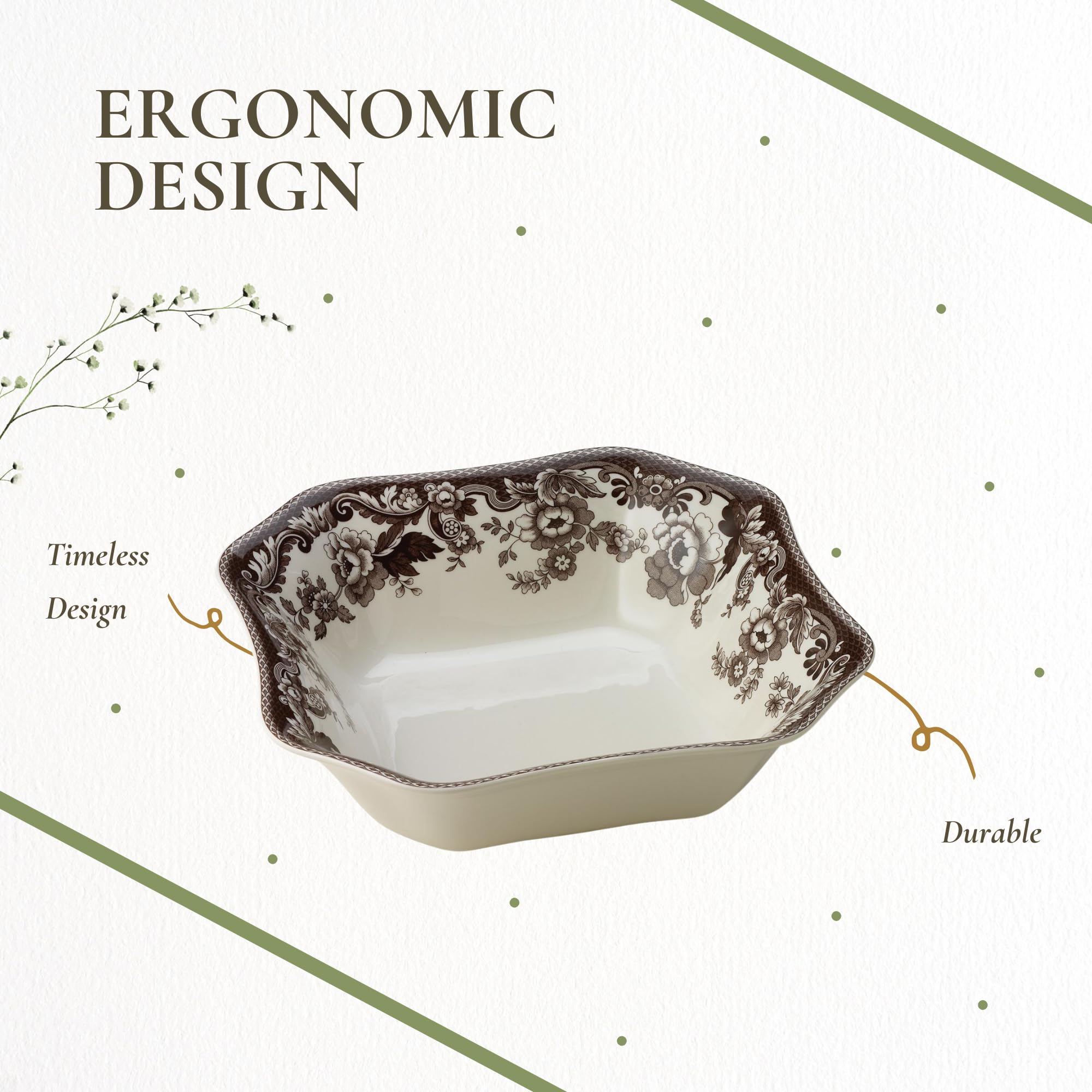 Spode Delamere Square Serving Bowl - Image 7