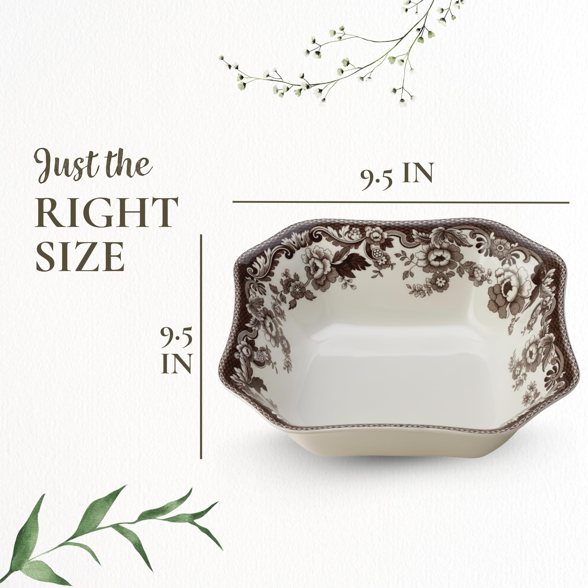 Spode Delamere Square Serving Bowl - Image 8