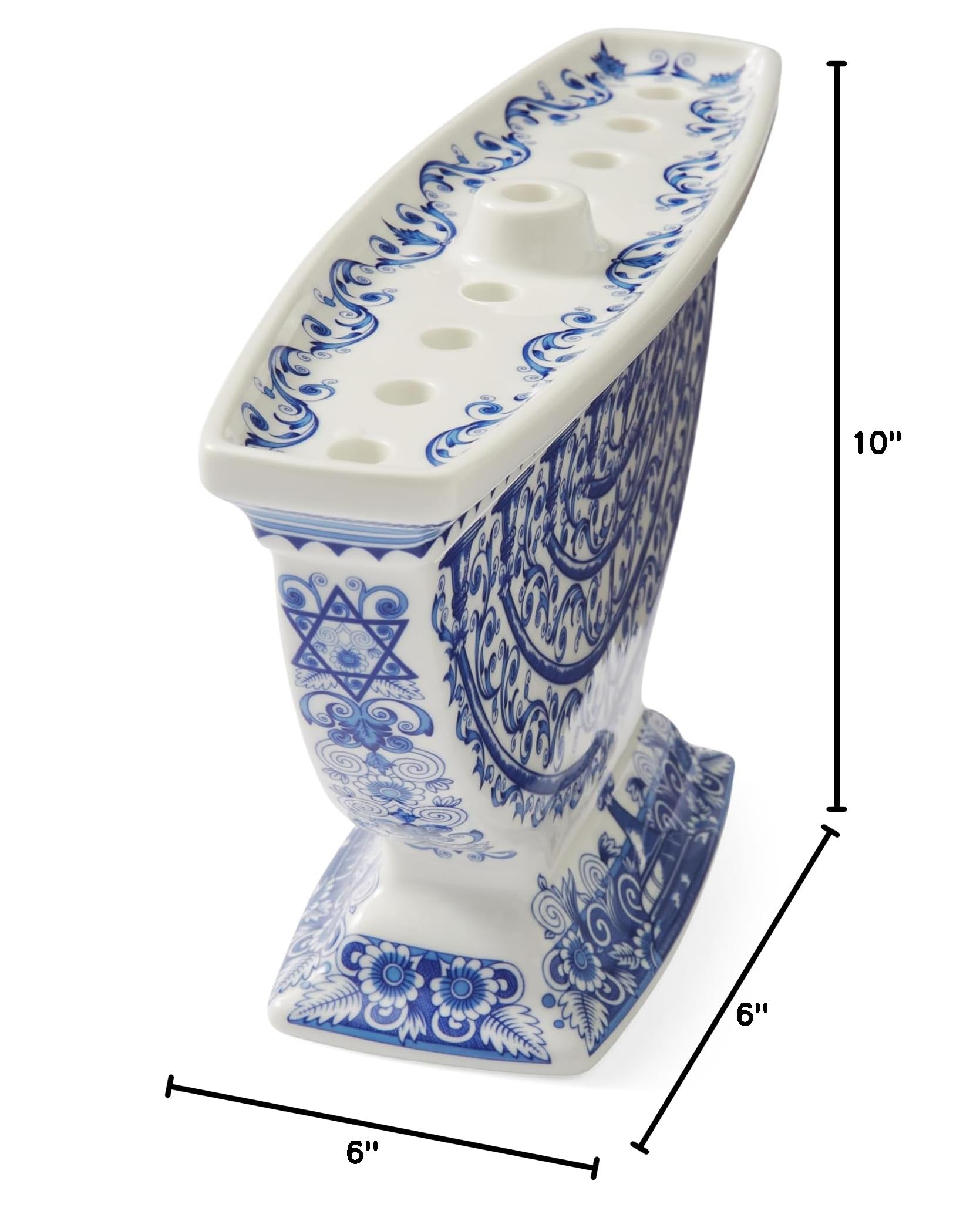 Spode Judaica Menorah - Image 3