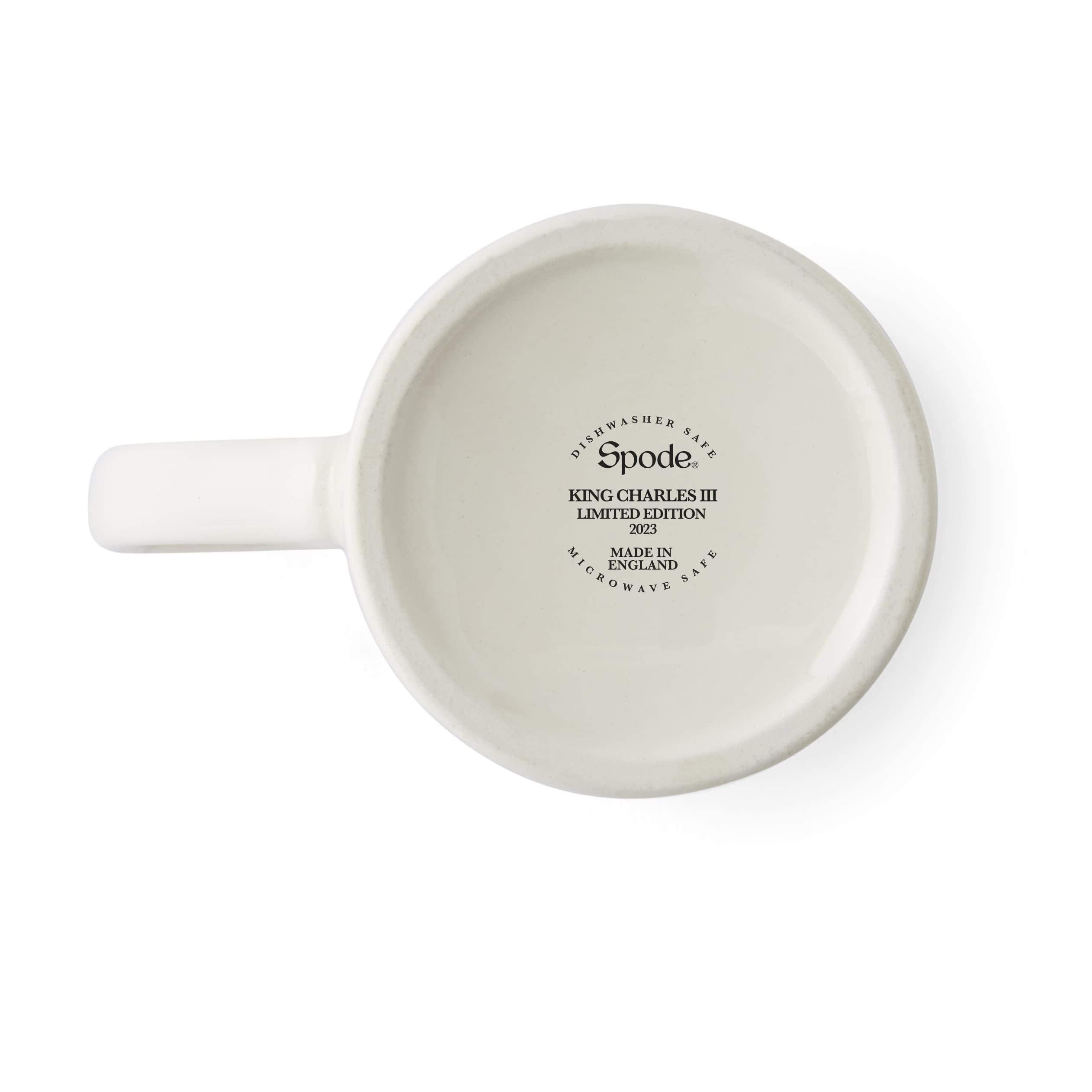 Spode King Charles III Coronation Commemorative Mug 12-Ounce Coffee Cup | Mug for Lattes, Tea, and Other Hot Beverages | Made in England | Dishwasher and Microwave Safe (Blue/White) - Image 5