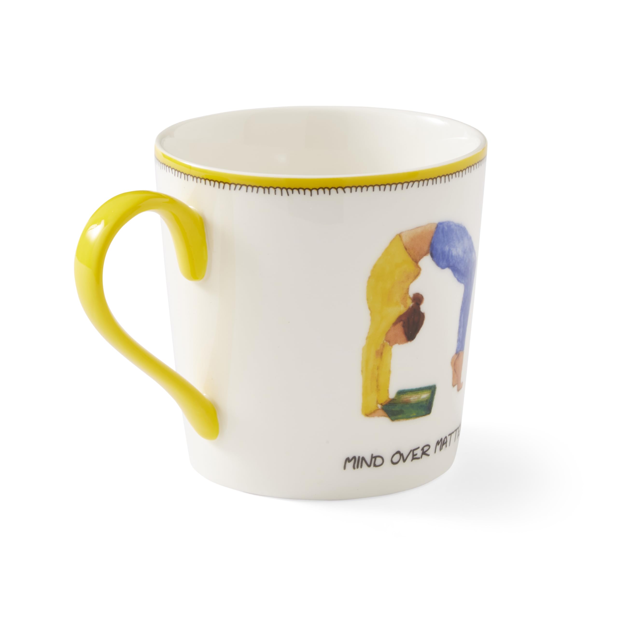 Spode Kit Kemp 12oz Doodle Mug | Mind Over Matter- Unique Doodle Pattern | Fine China | Dishwasher Safe | For Coffee and Tea | Ideal Celebration Gift | Home or Office Use - Image 4