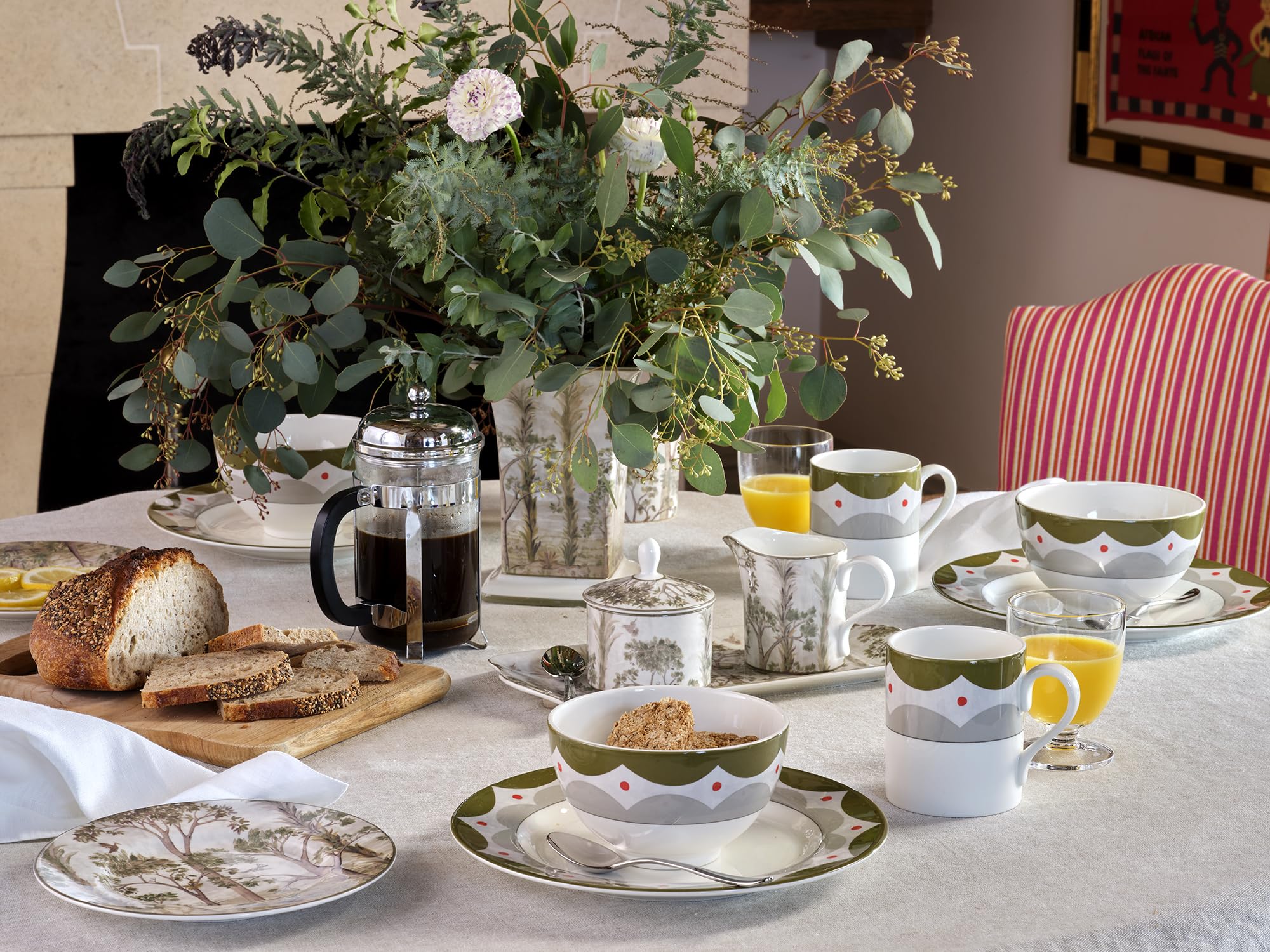 Spode Kit Kemp 16oz Geo Mug | Geometric Abstract Design | Porcelain | Dishwasher and Microwave Safe | For Coffee and Tea | Fabulous Gift | Home or Office Use - Image 7