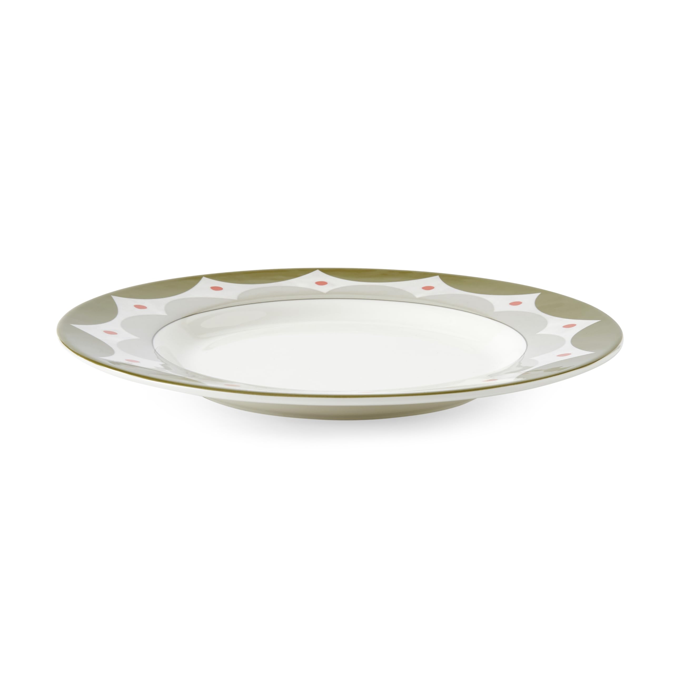 Spode Kit Kemp 8.75" Geo Salad Plate | Geometric Abstract Design | Porcelain | Dishwasher and Microwave Safe | Ideal for Appetizers, Dessert, Snacks | Versatile Serving | Home & Gathering Use - Image 5