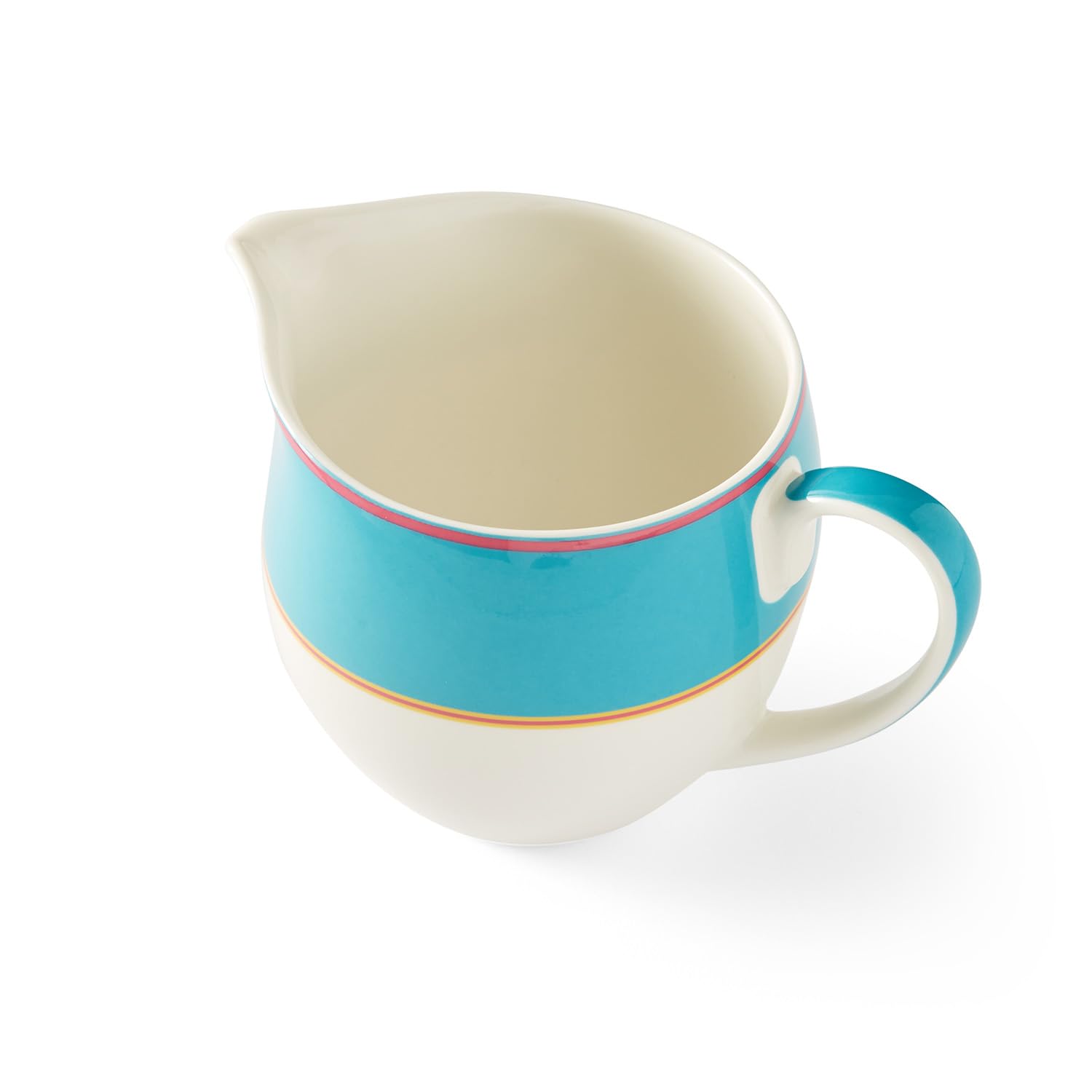 Spode Kit Kemp Calypso 12oz Pitcher | Vibrant Turquoise | Porcelain | Dishwasher and Microwave Safe | Creamer Jug for Tea and Coffee | Fabulous Gift | Home & Gathering Use - Image 3