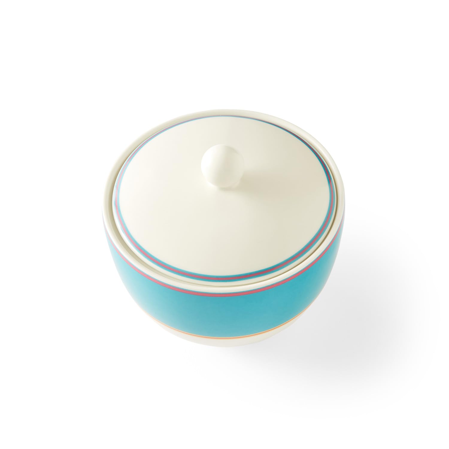 Spode Kit Kemp Calypso 12oz Sugar Bowl with Lid | Vibrant Turquoise | Porcelain | Dishwasher and Microwave Safe | For Tea and Coffee | Fabulous Gift | Home & Gathering Use - Image 4