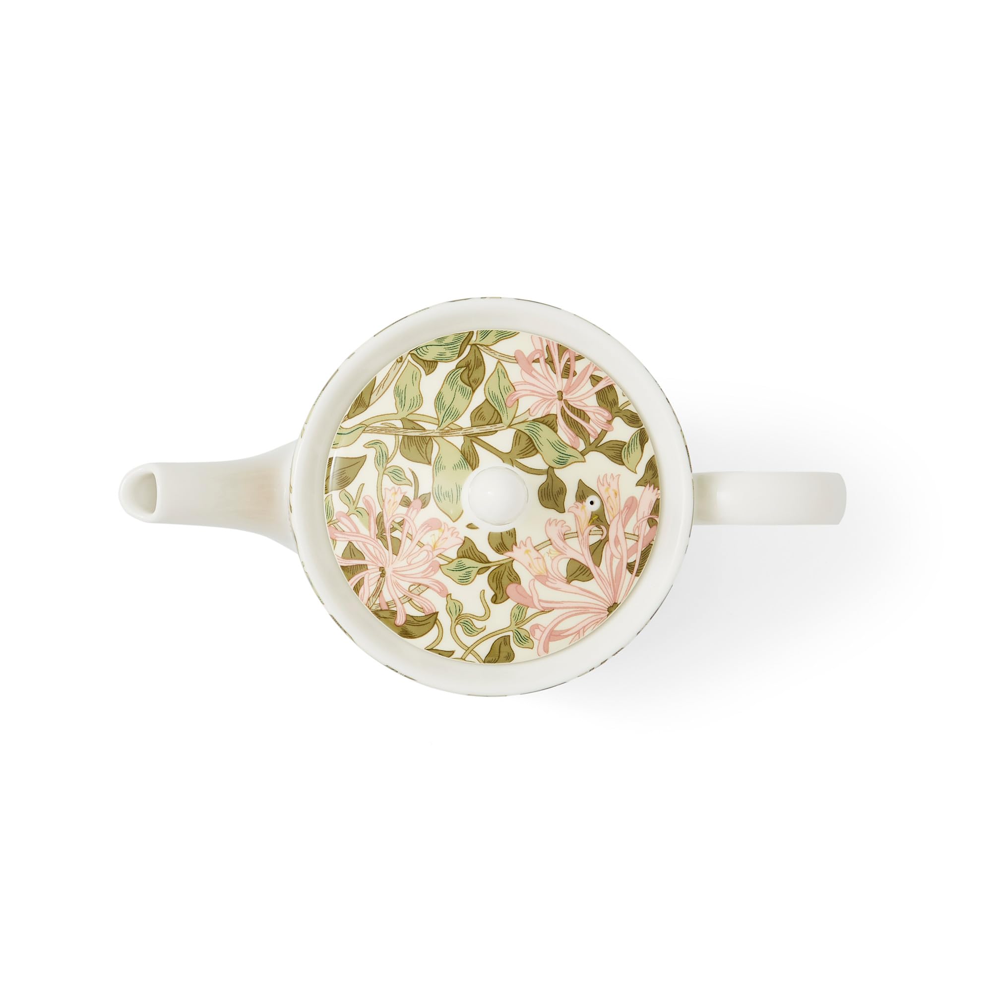 Spode's Morris & Co - 37oz Honeysuckle Teapot with Lid & Handle | Made of Porcelain | Dishwasher and Microwave Safe | For Breakfast Coffee & Afternoon Tea | Dining Centerpiece - Dining Essential - Image 3